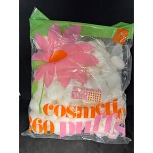 VTG Woolworth Cosmetic Puffs; 100% Rayon; 260 ct.; PROP